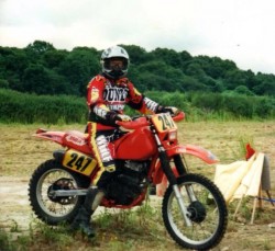 Enduro days age approximately 40 Honda XR350r