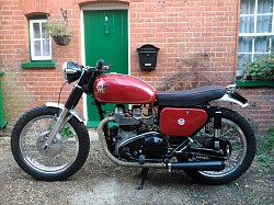 Our Matchless G12 which we fully renovated ourselves