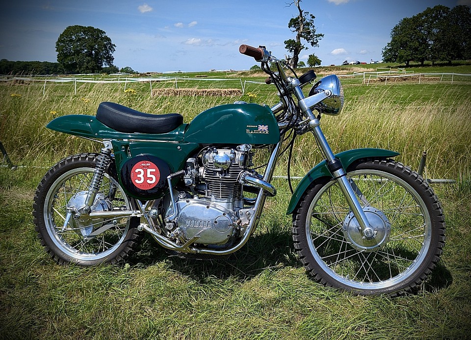 Wheels built by us for this Rickman Metesse XS650