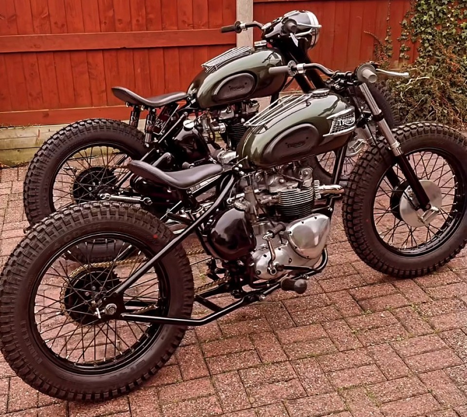 Wheels built by us for Project 58 If you want a triumph Bobber build then these are your go to Guys