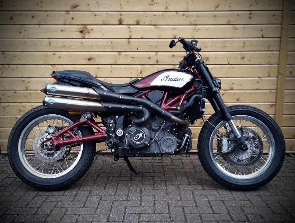 Indian fTR 1200 flat track wheels built by us